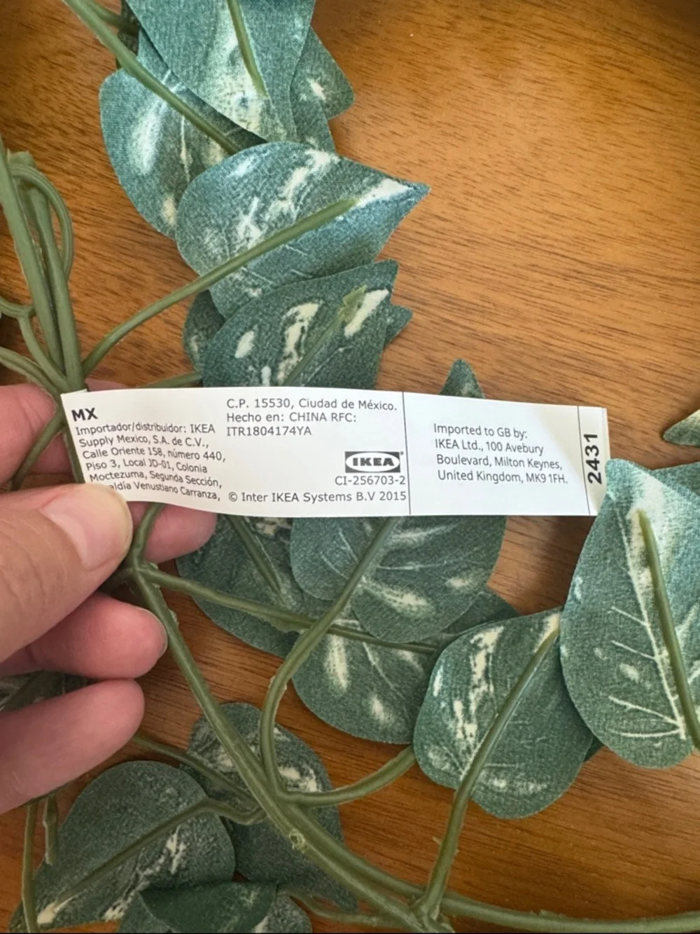 Quantity 11 - Ikea SMYCKA Artificial garland, in/outdoor, 1.5 m